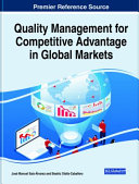 Handbook Of Research On Quality Management For Competitive Advantage In Global Markets Jos Manuel Siz Lvarez