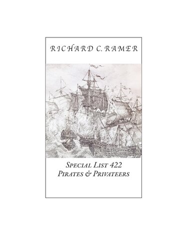 Special List 422 Pirates Privateers Richard C Ramer