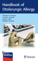 Handbook Of Otolaryngic Allergy 1st Edition Christine B Franzese