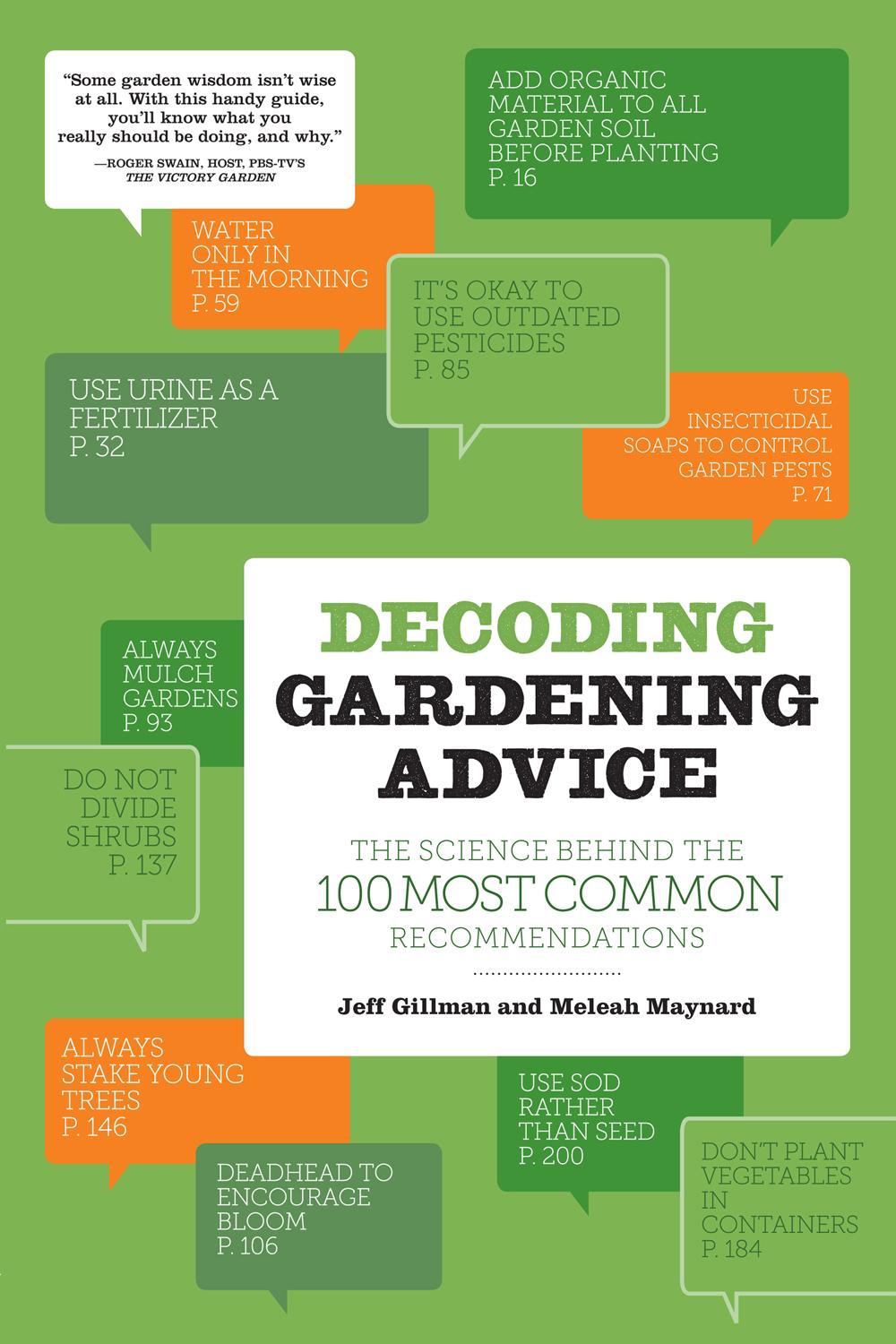 Decoding Gardening Advice Jeff Gillman