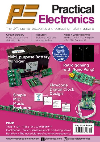Practical Electronics August 2022 Electron Publishing