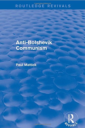 Antibolshevik Communism Paul Mattick