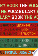 The Vocabulary Book Learning And Instruction 2nd Edition Michael F Graves