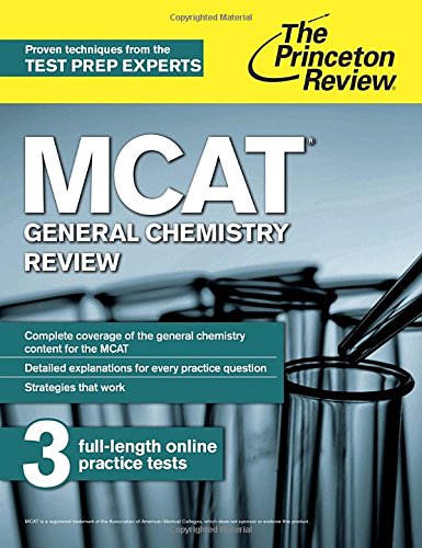 Mcat General Chemistry Review New For Mcat 2015 Graduate School Test Preparation 2nd Edition Princeton Review