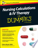 Nursing Calculations And Iv Therapy For Dummies Uk Claire Boyd