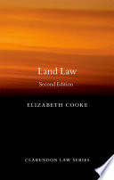 Land Law 2nd Edition Elizabeth Cooke