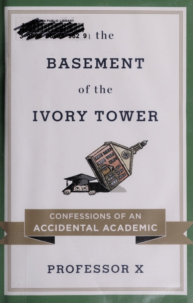 In The Basement Of The Ivory Tower Professor X