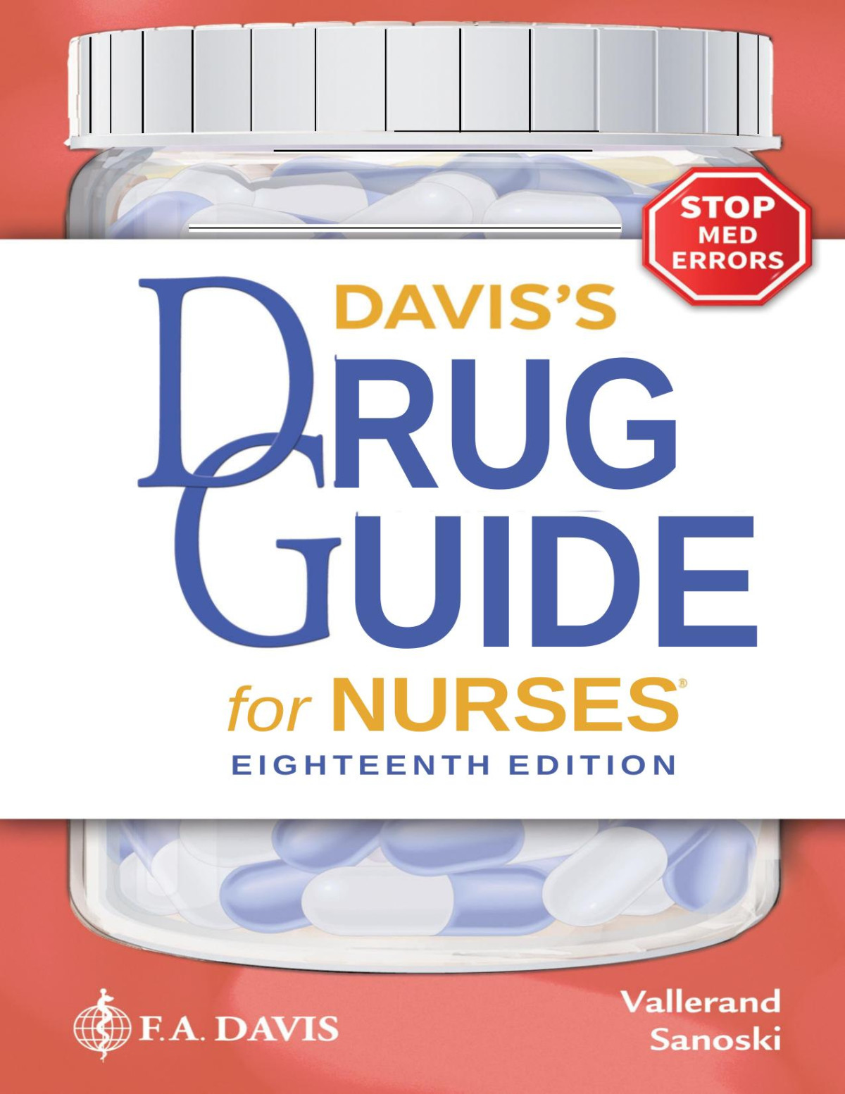 Daviss Drug Guide For Nurses 18e 18th Edition April Vallerand