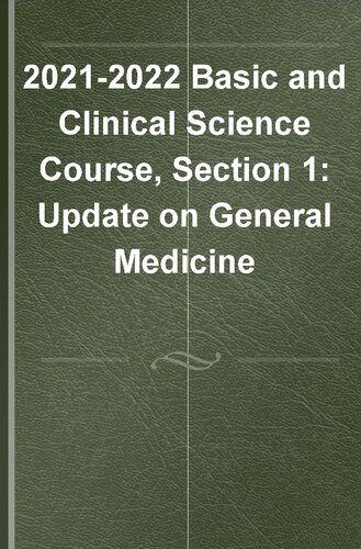 20212022 Bcsc Basic And Clinical Science Coursesection 1 Update On General Medicine The American Academy Of Ophthalmology