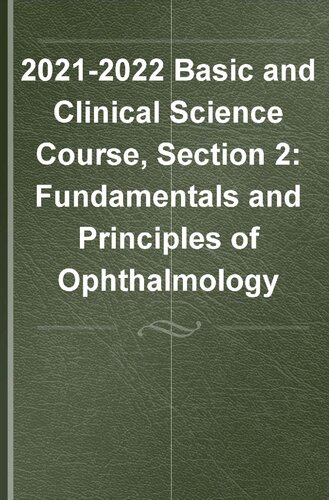 20212022 Bcsc Basic And Clinical Science Course Section 2 Fundamentals And Principles Of Ophthalmology The American Academy Of Ophthalmology