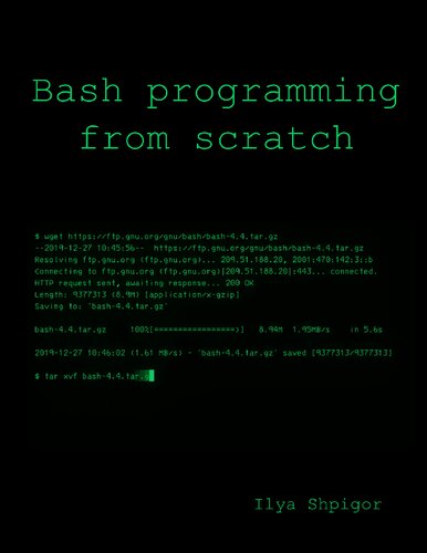 Bash Programming From Scratch Ilya Shpigor илья шпигорь