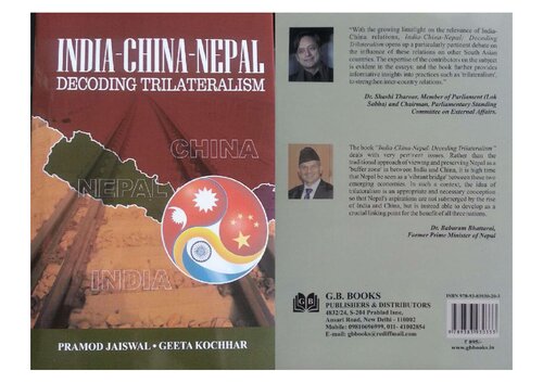Indiachinanepal Decoding Trilateralism Pramod Jaiswal Geeta Kochhar