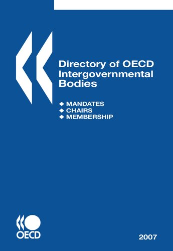 Directory Of Bodies Mandates Membership Officers Organisation For Economic Cooperation And Development