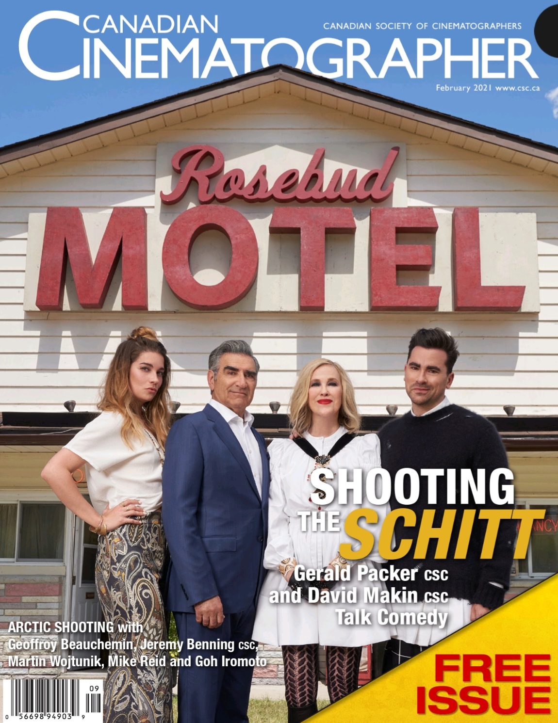 Canadian Cinematographer Magazine February 2021 Volume 12 Number 9 9th Edition Various