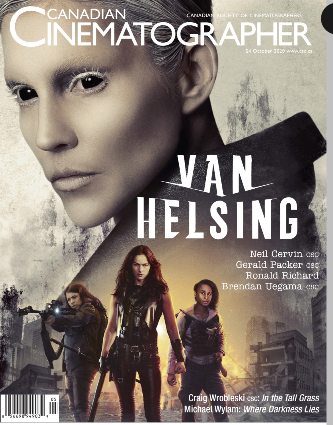 Canadian Cinematographer Magazine October 2020 Volume 12 Number 5 5th Edition Various