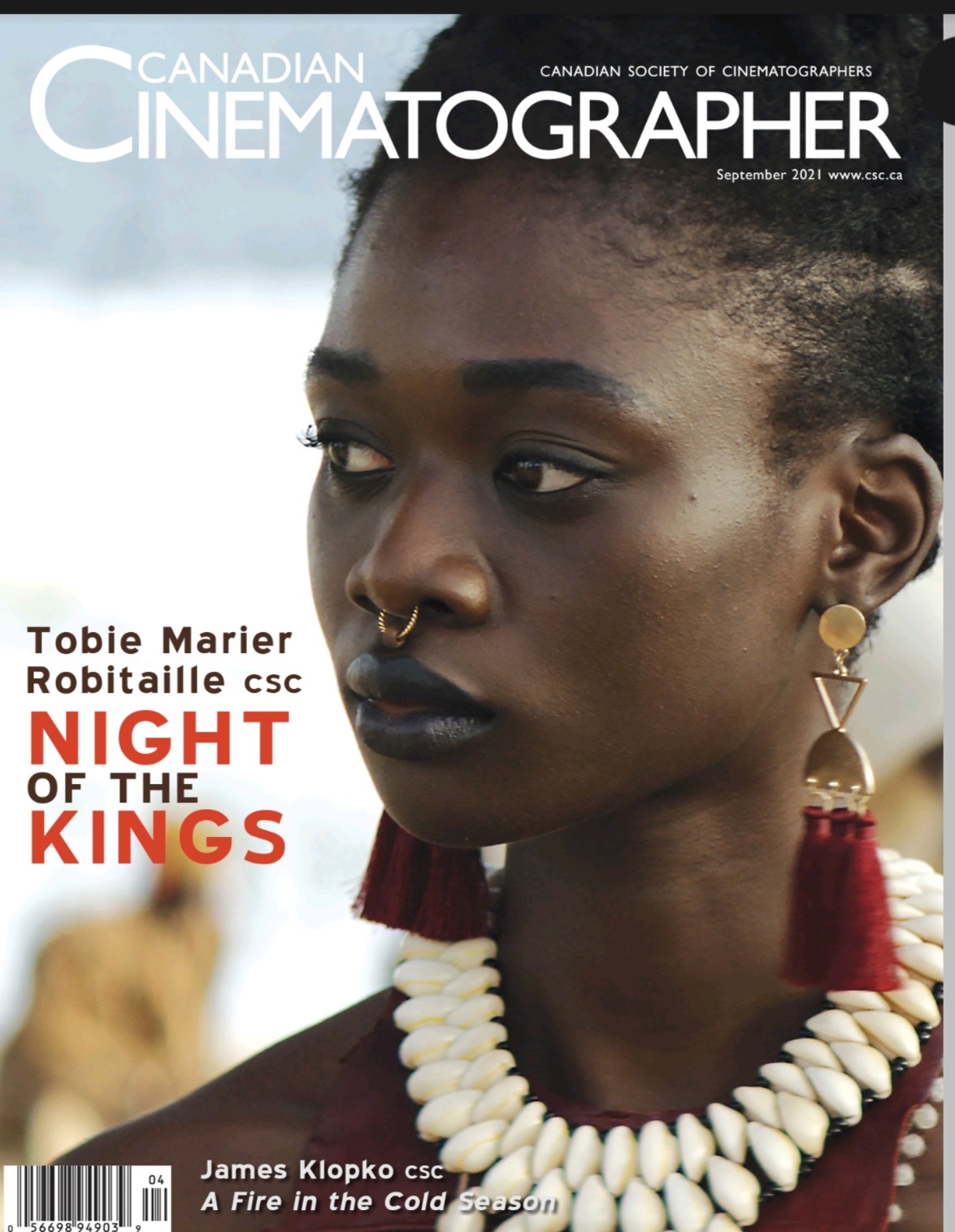 Canadian Cinematographer Magazine September 2021 Volume 13 Number 4 4th Edition Various
