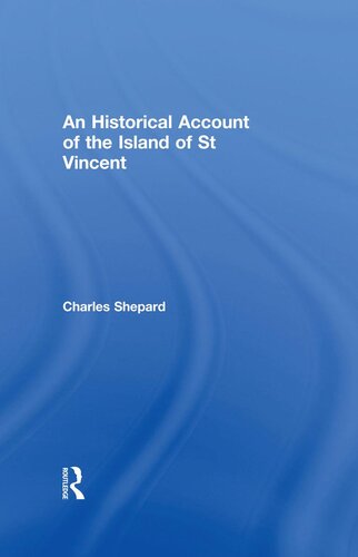 An Historical Account Of The Island Of St Vincent Charles Shepard