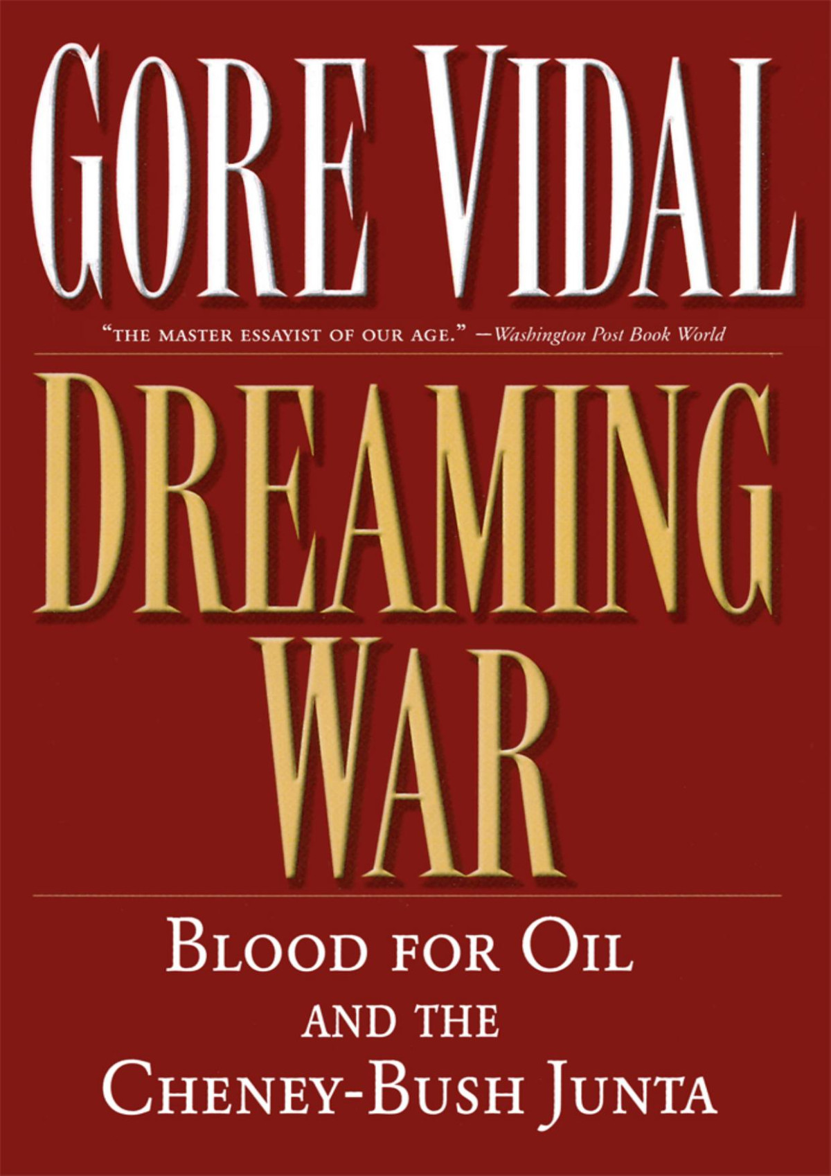 Dreaming War Gore Vidal