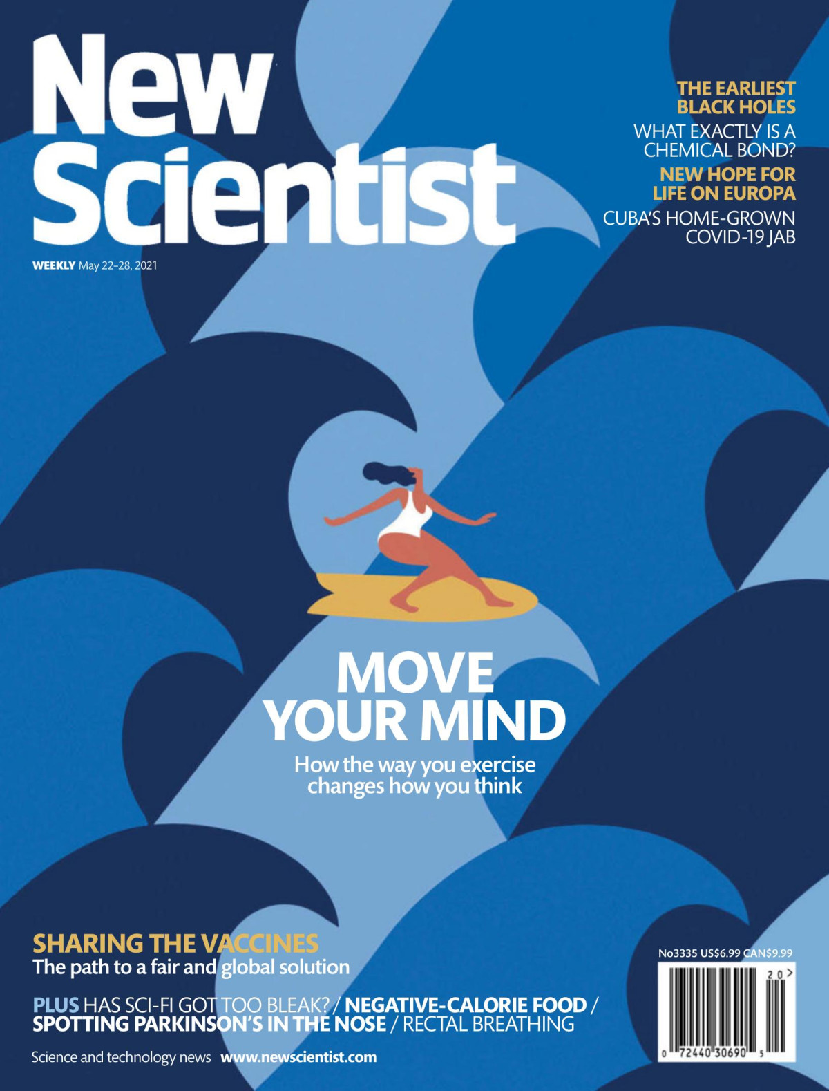 New Scientist Vol Ccliii 3335 22nd May 2021 Emily Wilson Editor In Chief