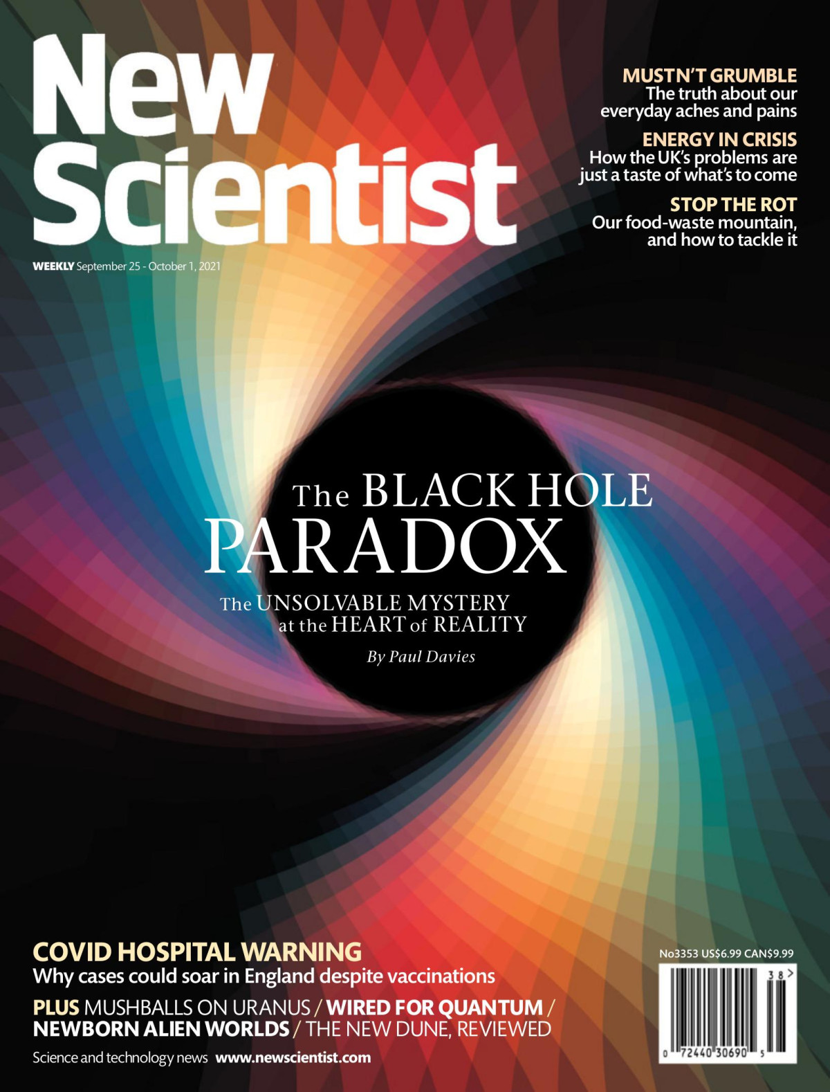 New Scientist Vol Ccliii 3353 25th September 2021 Emily Wilson Editor In Chief