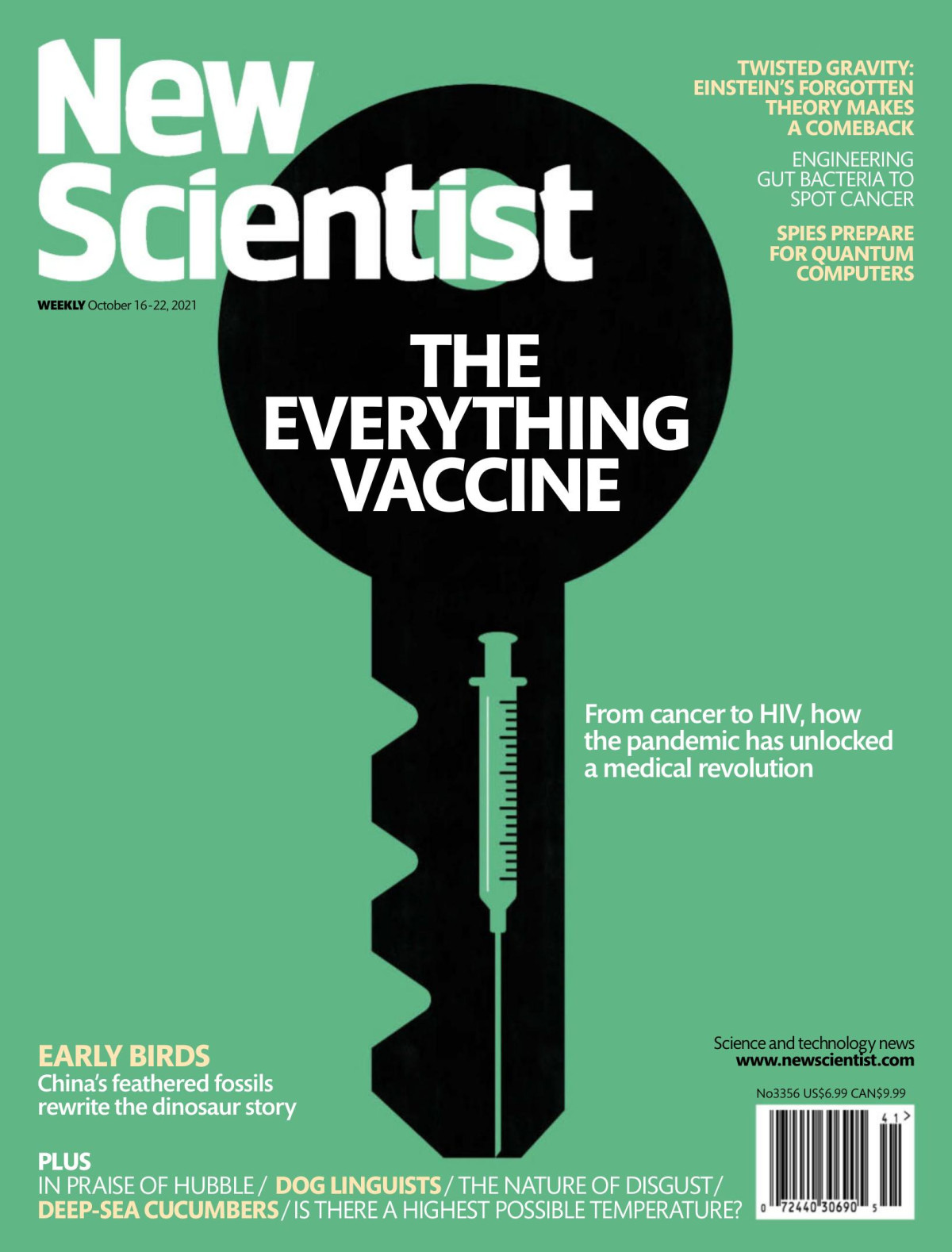 New Scientist Vol Ccliii 3356 16th October 2021 Emily Wilson Editor In Chief