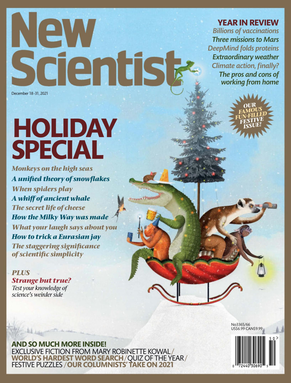 New Scientist Vol Ccliii 3365 18th December 2021 Emily Wilson Editor In Chief
