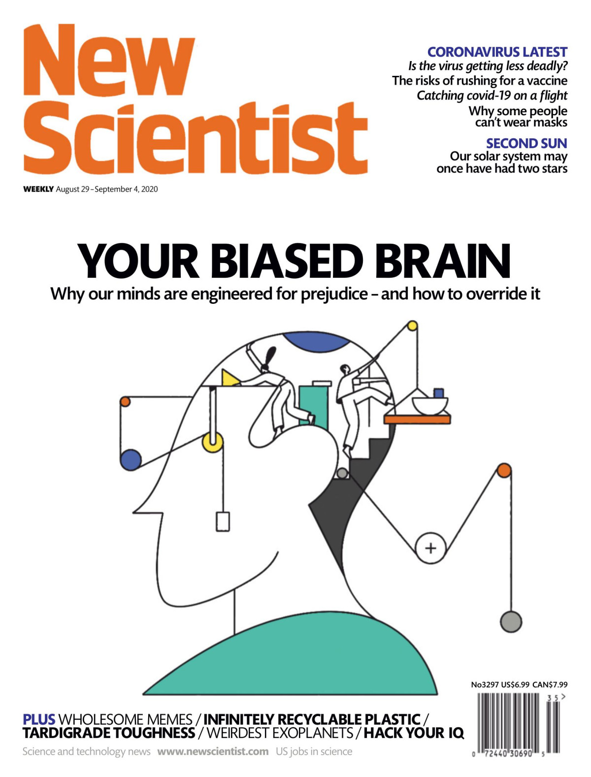 New Scientist Vol Cclii 3297 29th August 2020 Emily Wilson Editor In Chief