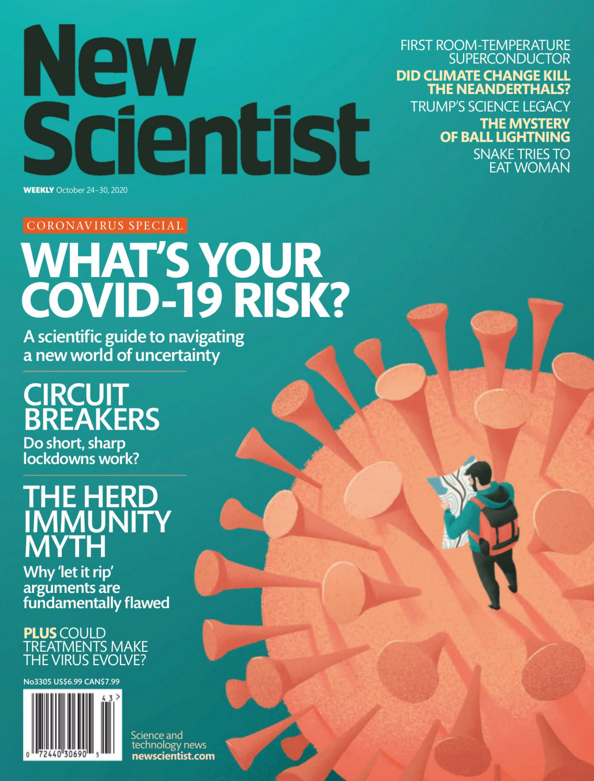 New Scientist Vol Cclii 3305 24th October 2020 Emily Wilson Editor In Chief