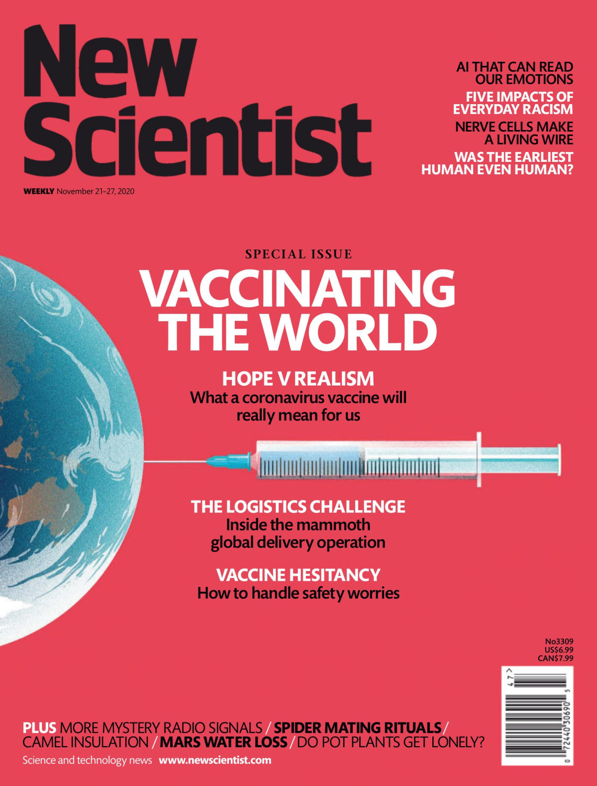 New Scientist Vol Cclii 3309 21st November 2020 Emily Wilson Editor In Chief