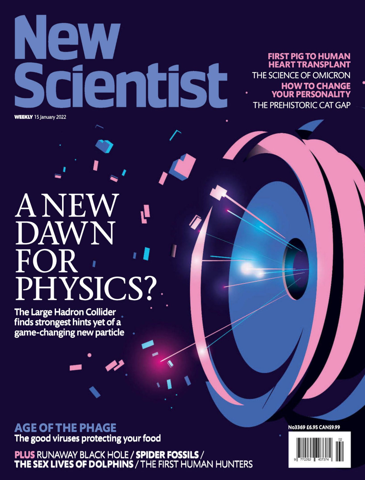 New Scientist Vol Ccliv 3369 15th January 2022 Emily Wilson Editor In Chief