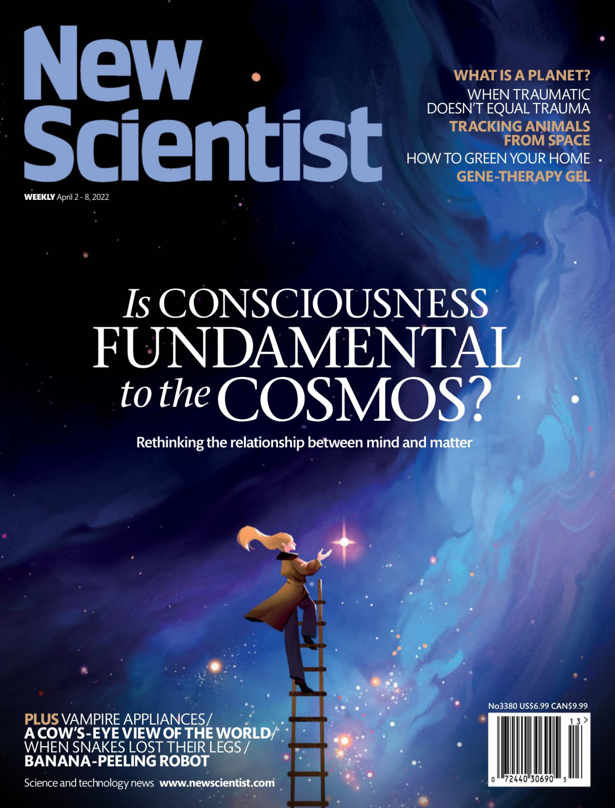 New Scientist Vol Ccliv 3380 2nd April 2022 Emily Wilson Editor In Chief