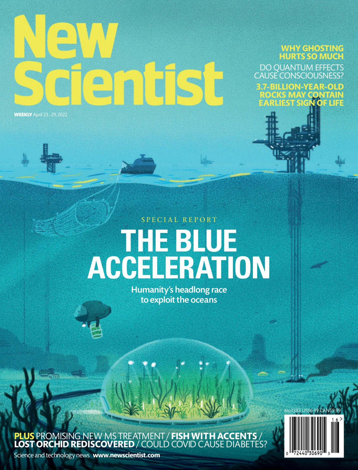 New Scientist Vol Ccliv 3383 23rd April 2022 Emily Wilson Editor In Chief