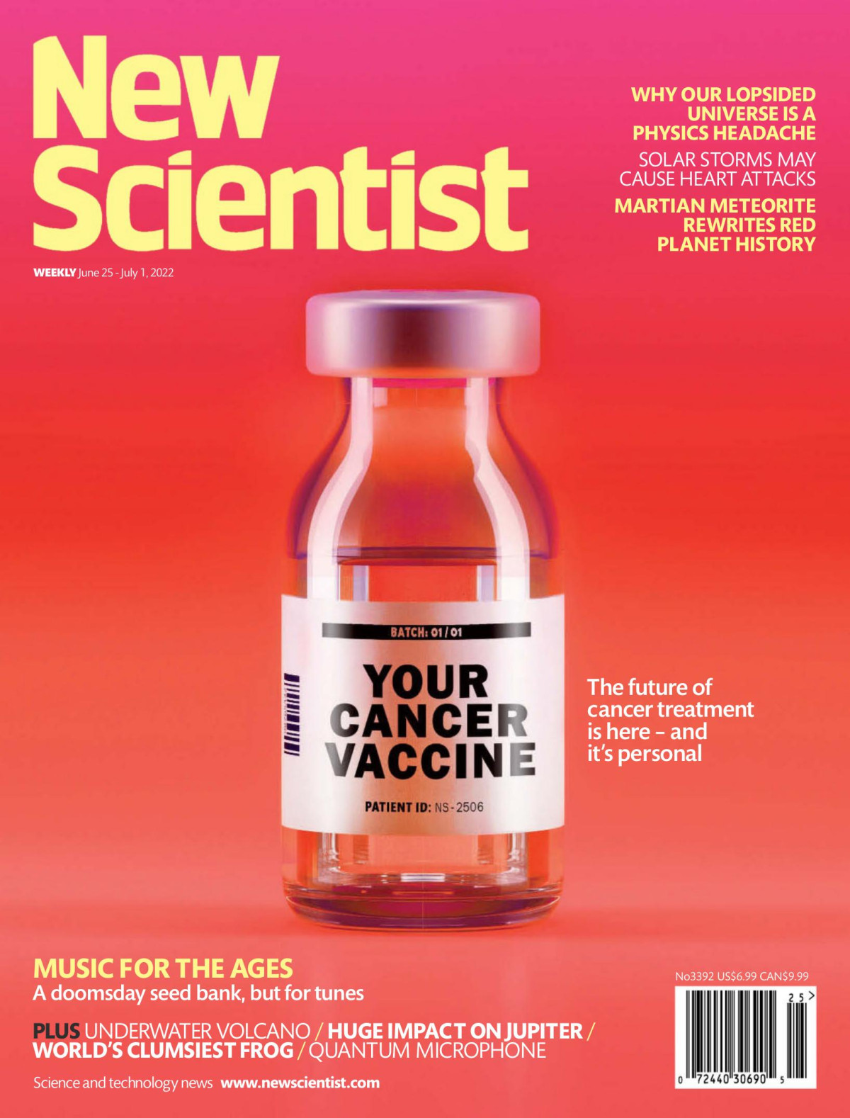 New Scientist Vol Ccliv 3392 25th June 2022 Emily Wilson Editor In Chief