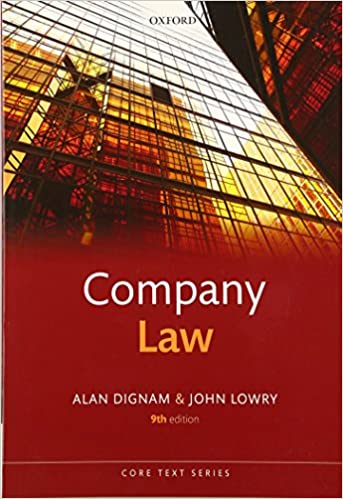 Company Law 9th Edition Core Text Series 9th Edition Alan Dignam