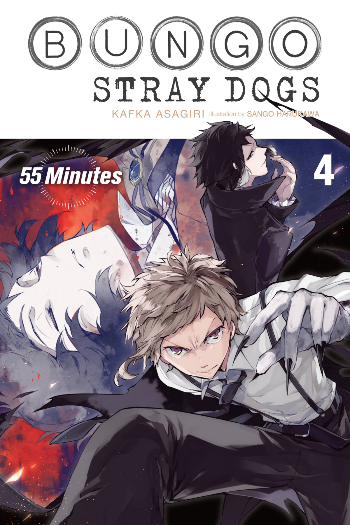 Bungo Stray Dogs Vol 4 55 Minutes Kafka Asagiri Illustrated By Sango Harukawa