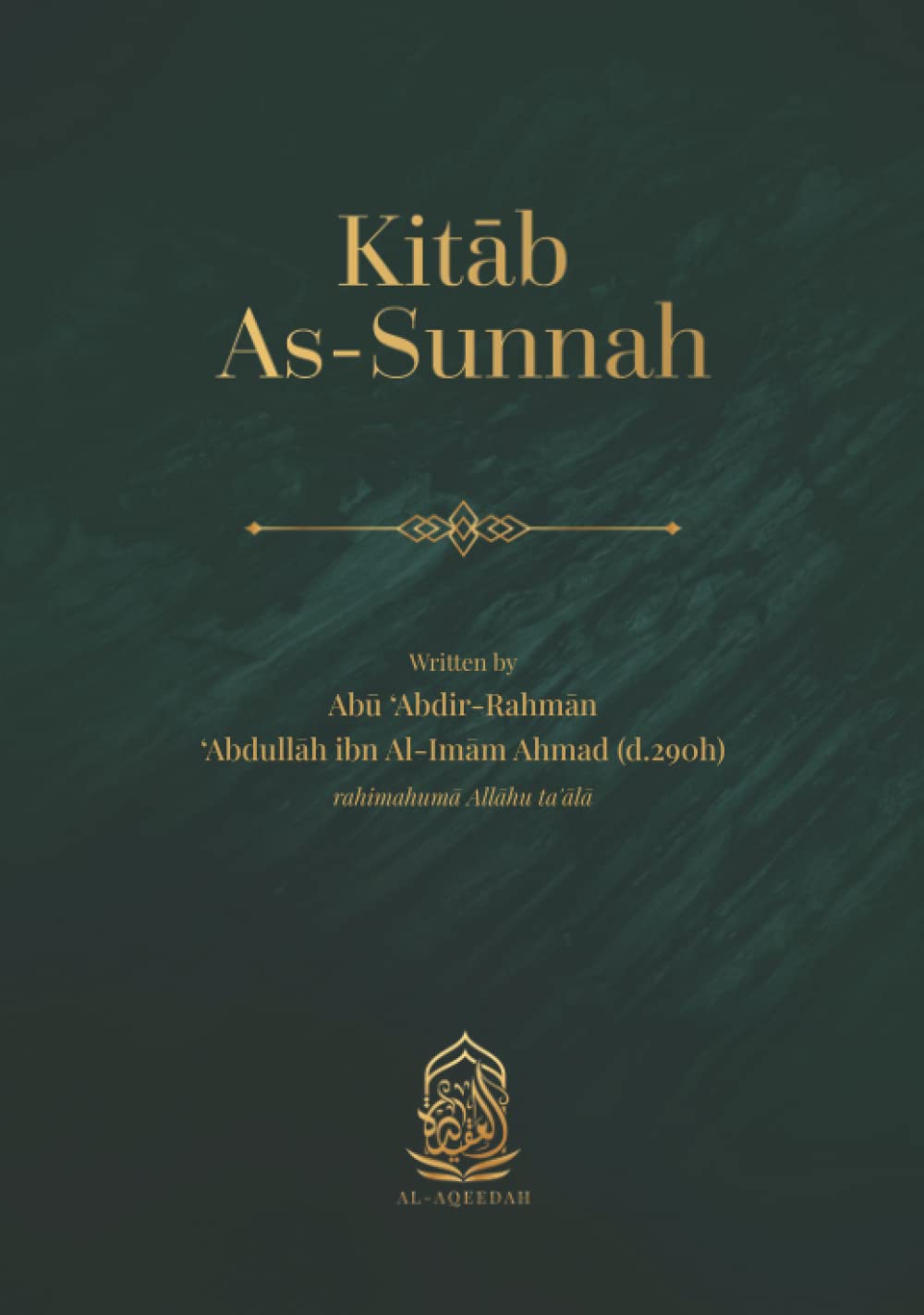 Kitb Assunnah Ab Abdirrahmn Abdullh Ibn Alimm Ahmad Ab Hjar