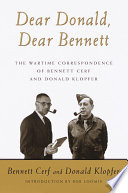 Dear Donald Dear Bennett Bennett Cerf Donald Klopfer