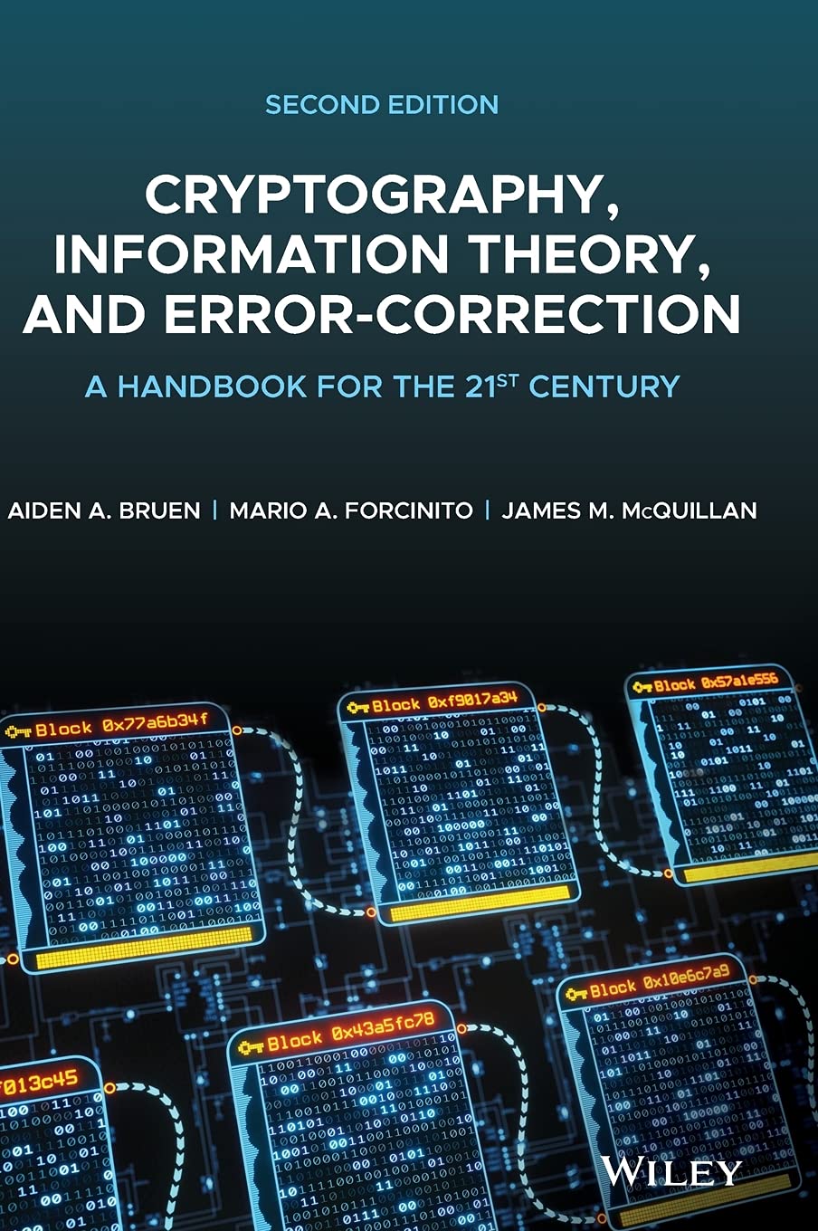 Cryptography Information Theory And Errorcorrection A Handbook For The 21st Century 2nd Edition 2nd Aiden A Bruen