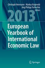 European Yearbook Of International Economic Law 2013 1st Edition William E Kovacic Auth