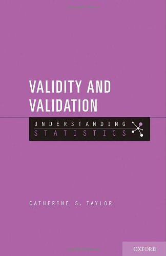Validity And Validation 1st Edition Catherine S Taylor