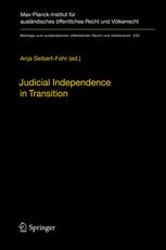 Judicial Independence In Transition 1st Edition Anja Seibertfohr Auth