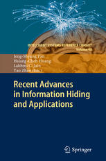 Recent Advances In Information Hiding And Applications 1st Edition Shuai Yue