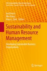 Sustainability And Human Resource Management Developing Sustainable Business Organizations 1st Edition Ina Ehnert