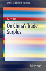 On Chinas Trade Surplus 1st Edition Tao Yuan Auth