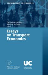 Essays On Transport Economics 1st Edition Prof Dr Pablo Cotomilln