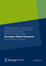 European Retail Research 1st Edition Prof Peter Jones Daphne Comfort