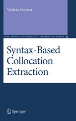 Syntaxbased Collocation Extraction 1st Edition Violeta Seretan Auth