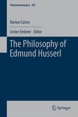 The Philosophy Of Edmund Husserl 1st Edition Dorion Cairns Auth