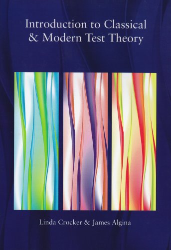 Introduction To Classical And Modern Test Theory Linda Crocker