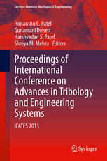 Proceedings Of International Conference On Advances In Tribology And Engineering Systems Icates 2013 1st Edition Rakesh Sehgal Auth